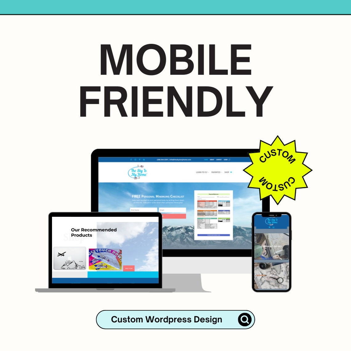 Custom Website Design Service, Custom Web Page, Business Website ...