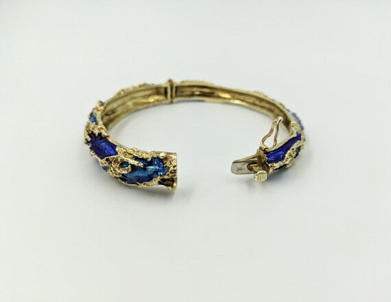 Outstanding Mid Century Mod Solid 14K Yellow Gold… - image 7