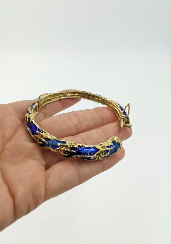 Outstanding Mid Century Mod Solid 14K Yellow Gold… - image 4