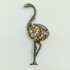 マーカサイト スターリングシルバー シトリン ガーネット ペリドット