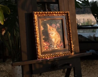 Custom Cat Portrait | Pet painting customization | Oil Painting Cat Portrait| Cat Memorial Portrait | Personalized Painting Keepsake