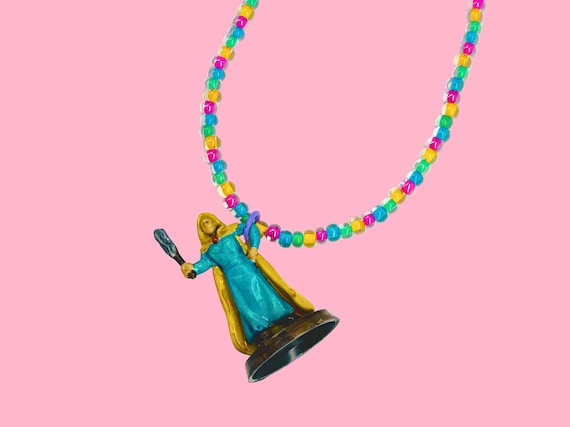 アクセサリー MIKIAxGDC collabo holly necklace Holly the Heroic Beaded Necklace, 80s Jewelry Gift, 3D Printed