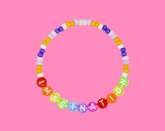 Imagination Figment Beaded Bracelet, Disneybound Jewelry