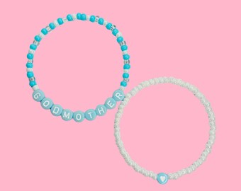Godmother Bracelet, Gift for Godmother, Baptism Christening Jewelry, Godmom Proposal