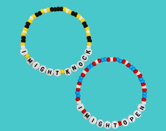 Heated Rivalry Friendship Bracelets, Hollanov Inspired, Booktok Gift, LGBTQ Couple Stack, Hockey Romance Fans