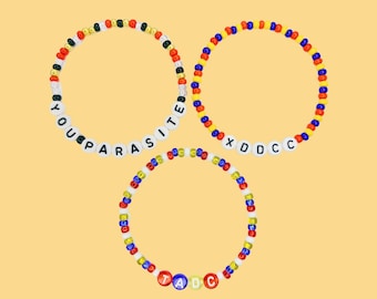 The Amazing Digital Circus Bracelet, TADC Jewelry, Caine, Pomni, Jax, Ragatha, Gangle