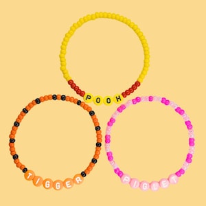 Puh & Vänner Fröpärlarmbandset, Disneybound Kandi Smycken