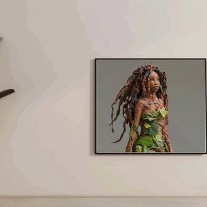 Mother Earth, beautiful, nature, Female, digital wall art, Download Mother Earth, digital download, wall-art, Mother Nature, Fantasy Print
