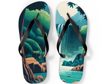 Emerald Forest! Flip Flops