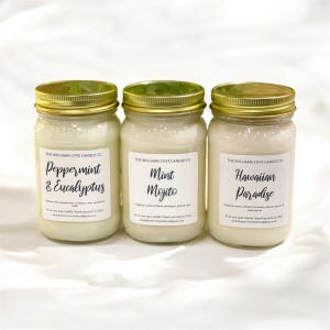 Spring Soy Candles, Summer Soy Candles, Choose Scent, Natural Candle, 16 oz candle, Hand-Poured Candles, Clean-burning, Dye Free
