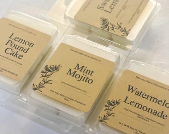 Summer Soy Wax Melts: Hand Poured, Long Lasting, Choose Scent