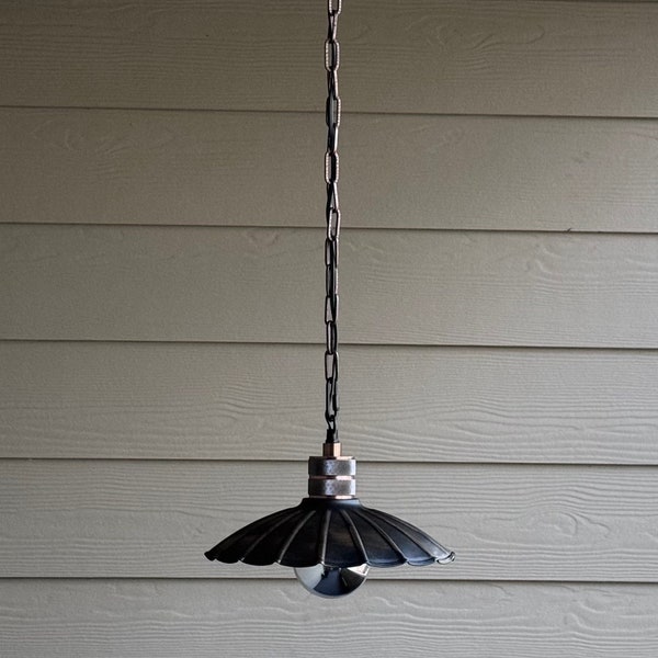 Ceiling chandelier. Metal pendant lamp.Industrial pendant lamp.