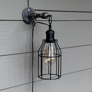 Handmade crafts lamp.Wall sconce.Outdoor/indoor barn sconces.Modern design.Industrial decor.Wall mount lights.Light fixture.Wall lighting.