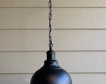 Industrial Pendant Light Fixture: Rustic Farmhouse Chandelier
