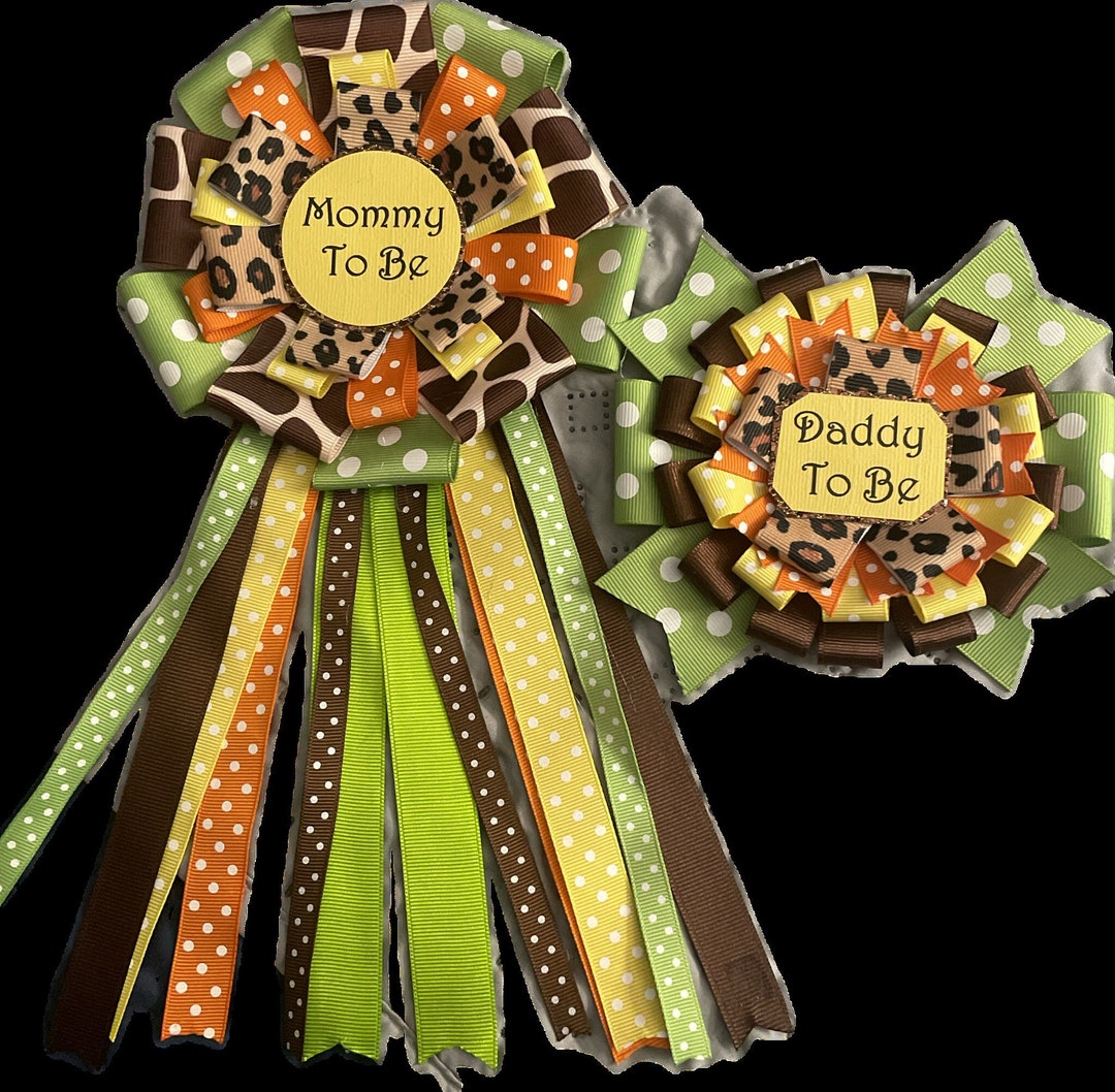 Baby Shower Pins Mommy to Be Pin Daddy to Be Pin Baby Etsy