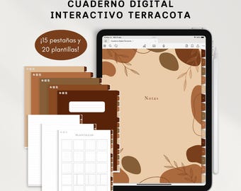 Cuaderno de Notas Digital Interactivo Terracota para iPad