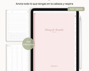 To Do List Rosado | Dump & Breath | Cuaderno Digital
