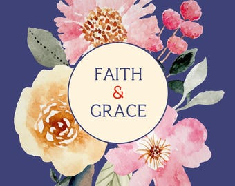 Faith & Grace Christian Coloring Journal Printable