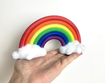 3D Rainbow Sculpture / Pop Art Rainbow/ Desktop Rainbow / Rainbow Decoration