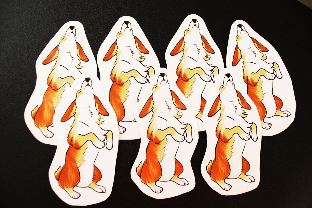 Corgi Awoo Sticker - Etsy