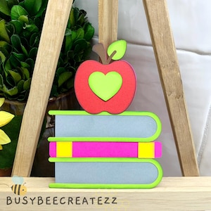 Embellissement de titre d'album scolaire découpé à l'emporte-pièce pour les mises en page | Livres pour la rentrée Scrapbooking, assemblage de cartes, titres préfabriqués
