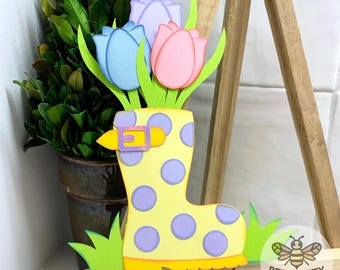 Spring Scrapbook Embellishment Die Cut for Layouts | Garden Scrapbooking and Cardmaking Paper Piecing, Premade Titles