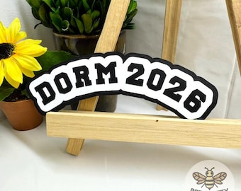 College Dorm 2026 Scrapbook Title Embellishment, Back to School University Die Cut for Layouts, Scrapbooking, Paper Piecing, Premade Titles