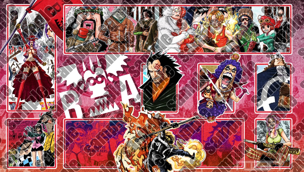 One Piece Revolutionary Army Playmat Design - Etsy