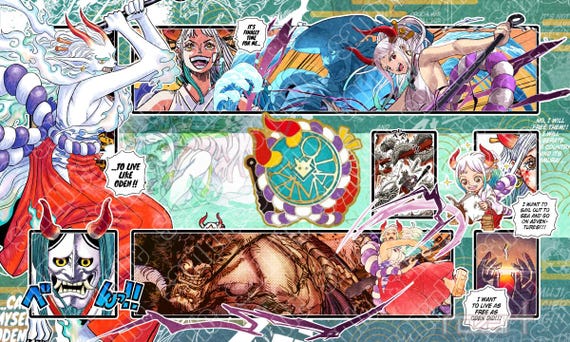 ワンピースTCGヤマトプレイマットデザイン - Etsy 日本