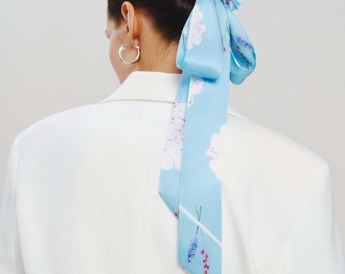 Luxurious Scrunchies for Women, High-quality Hair Accessories, Natural Pure Silk Scrunchie for Hair, Gift for Bride, Gift for Women
