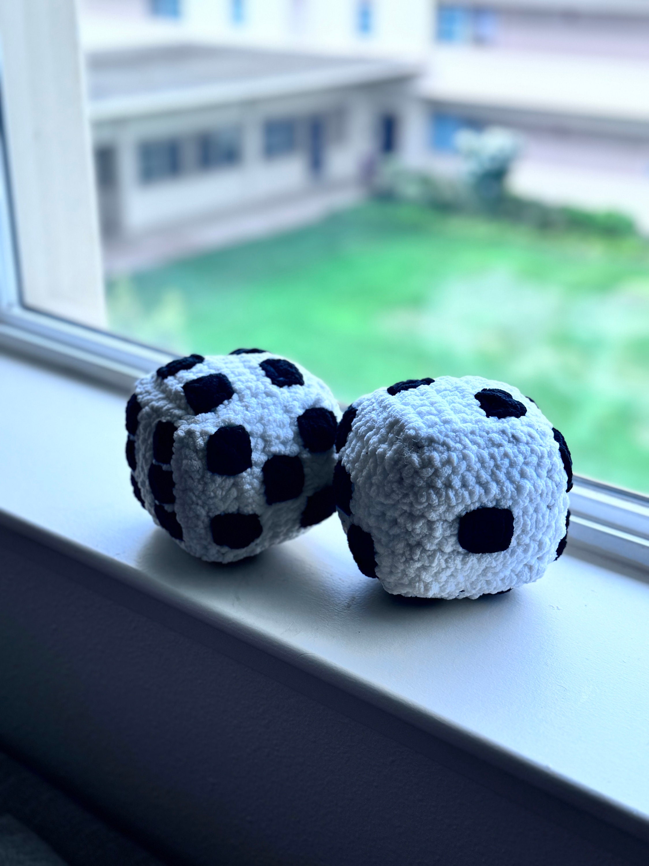 JAWSEU Car Hanging Furry Dice, Plüschwürfel EIN Paar Aufhängen