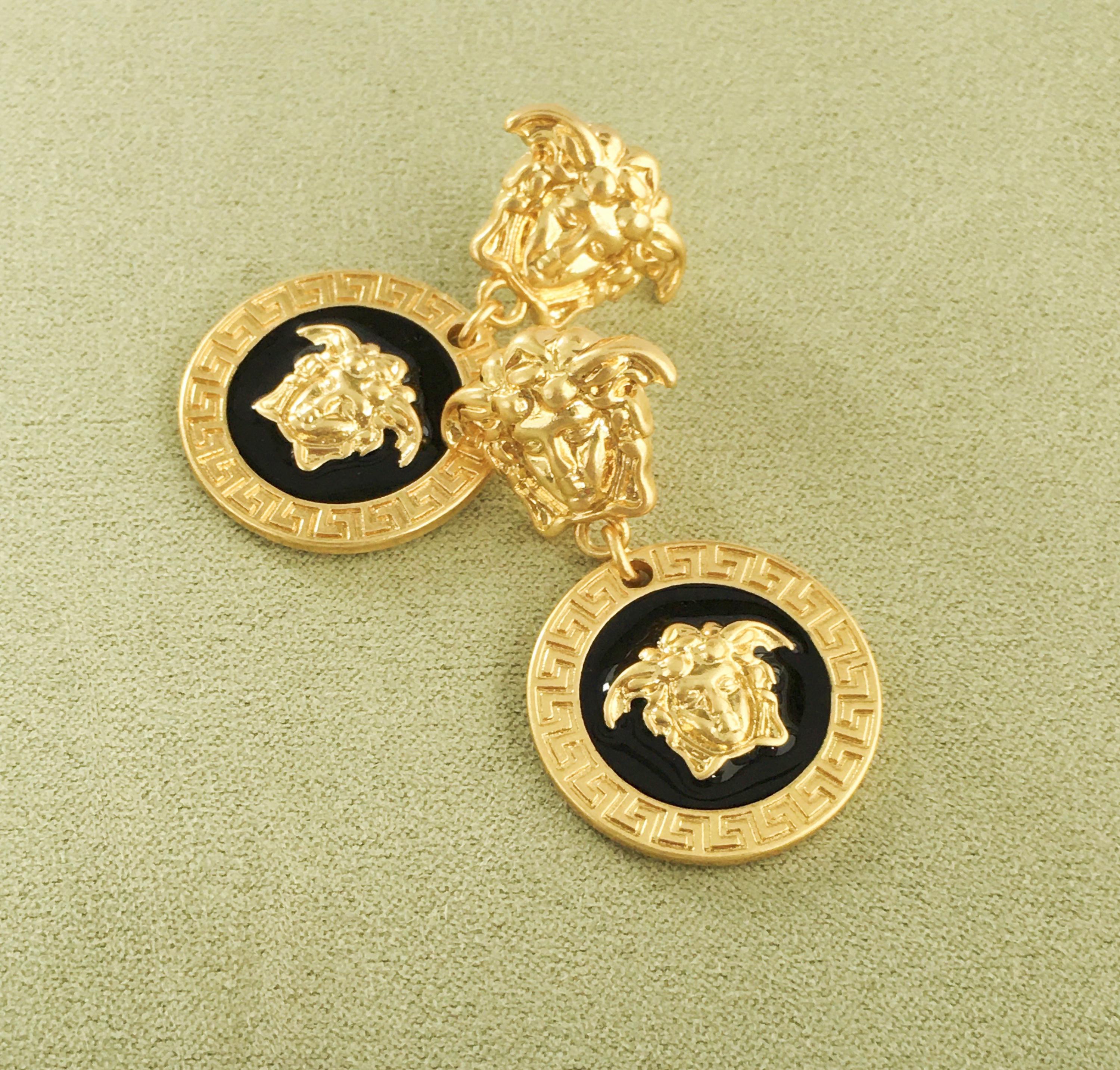 VERSACE ◆ Medusa Star Earrings 関税/送料込 Versace Medusa Star Stud Earrings | Gold | FARFETCH JO