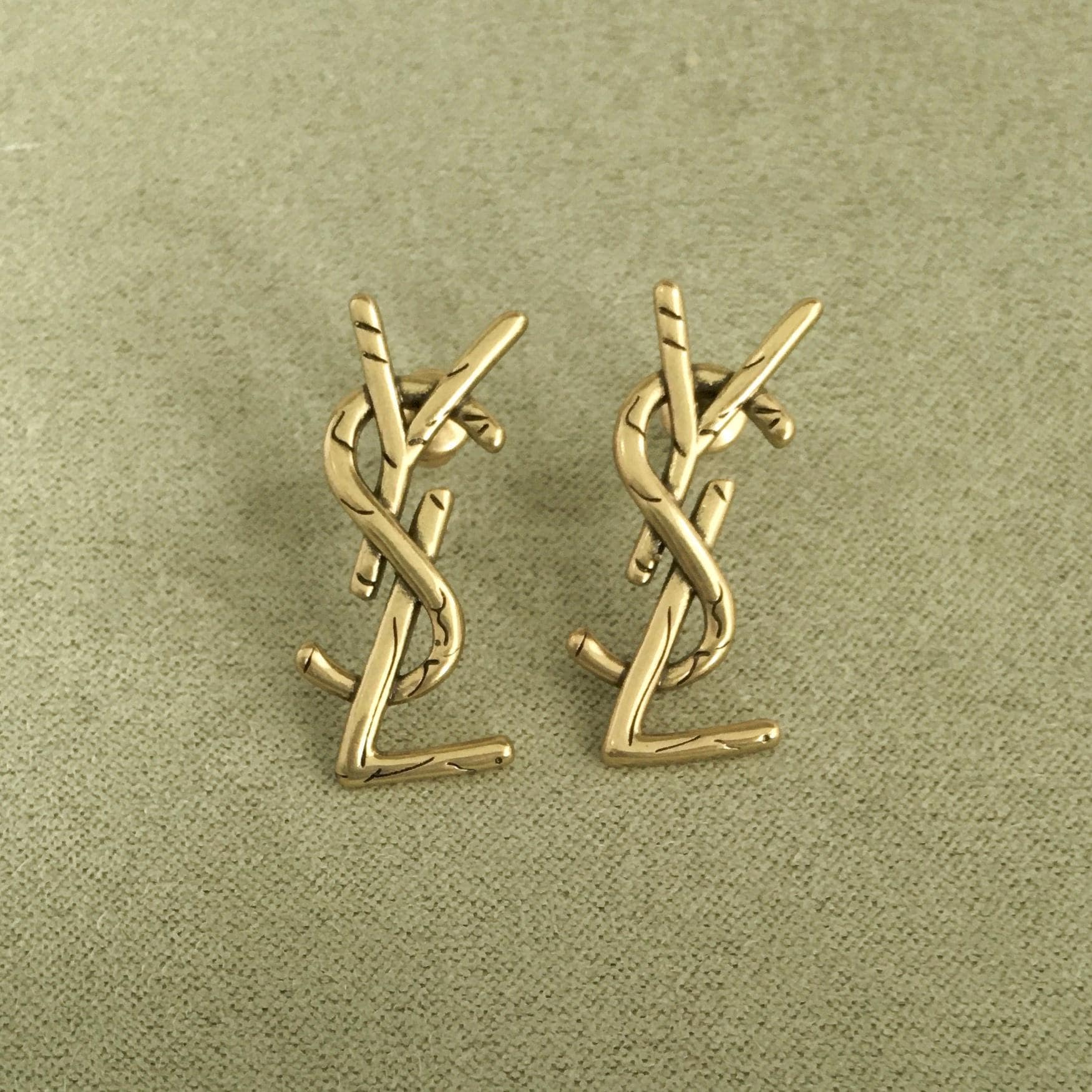 Vintage ysl earrings - Etsy 日本