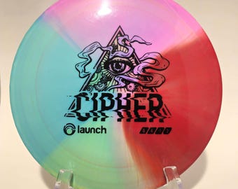 Discos de lanzamiento Alpha Cipher - 170 g - Tinte personalizado multicolor - Poco uso