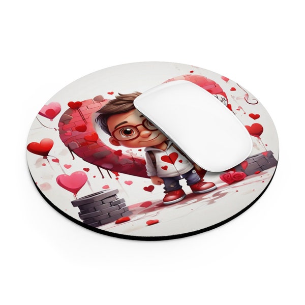 Muddy Heart Valentine's Day Mouse pad | Office Mousepad | PC Accessories