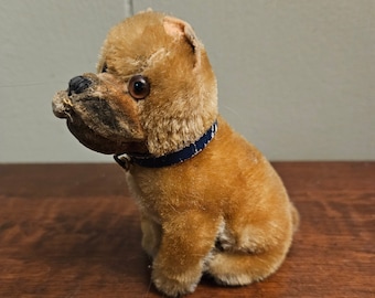 Steiff Boxer - Sarras - Standing - Miniature - Mohair - Collar - Ear Tag - Plush - Dog - Collectible - hotsell Y2