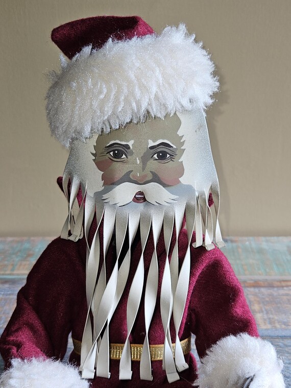 Vintage 1987 Folk Art - Hand Crafted and Painted Sitting Shelf