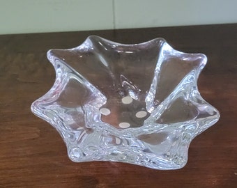 N625 Baccarat ディッシュ　クリスタル皿 約15cm Baccarat Cadix France Crystal Art Glass Dish Ashtray Bowl - 7” - Etsy