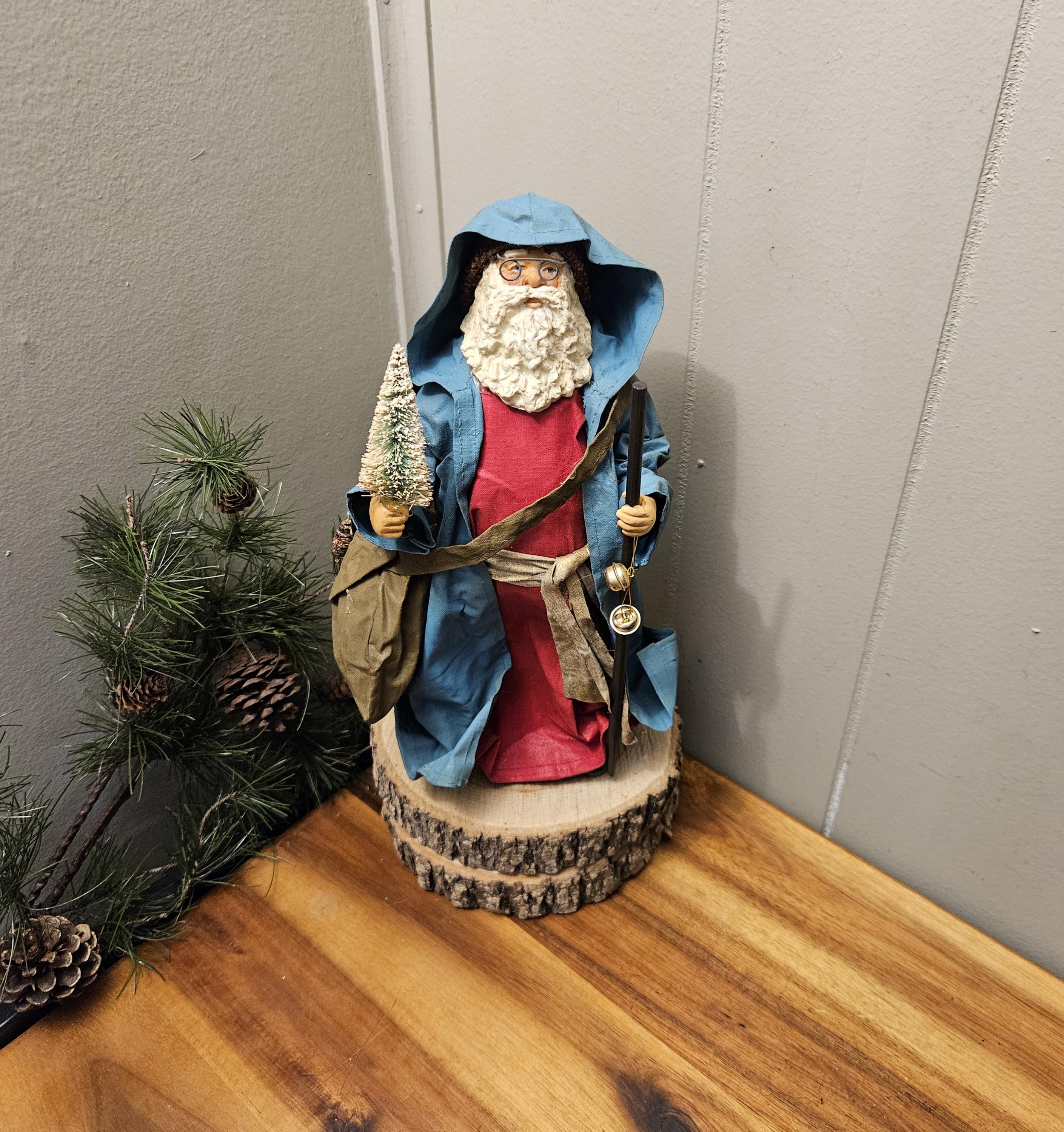 Vintage KSA Kurt Adler Fabriche père Noël ornement figure 6 vacances des années 90 - France Vintage KSA Kurt Adler Fabriche père Noël ornement figure 6 vacances des années 90 - France