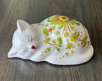 イタリア製　セラミック置物　猫 Amazon.co.jp: JAnjiaLxY セラミックねこの置物 かわいい ネコ