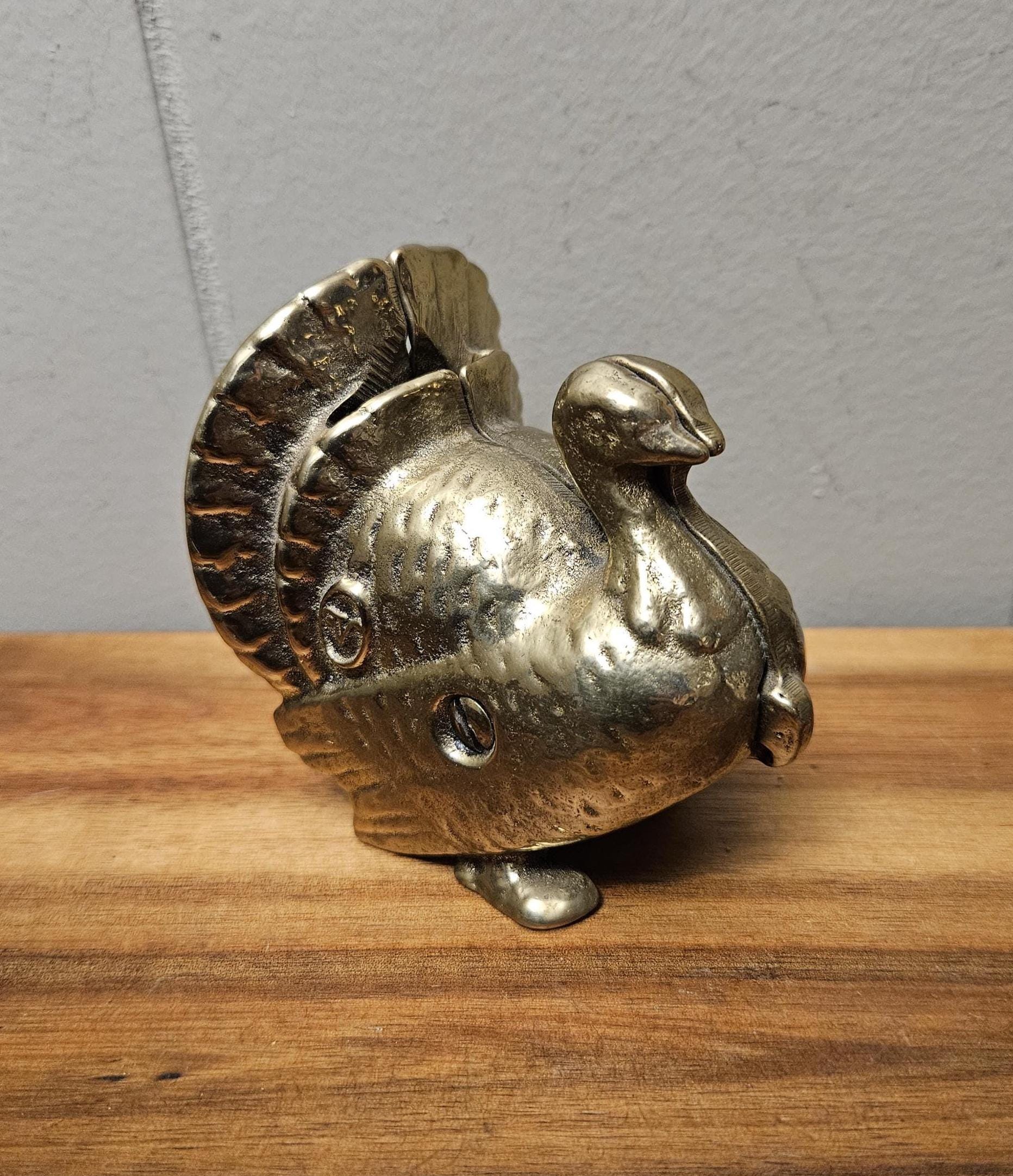 Vintage Brass Penny Bank Bank - Etsy