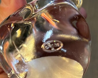 Fenton Art Glass Hand Crafted Bear - Clear 3.5” - Etsy Canada