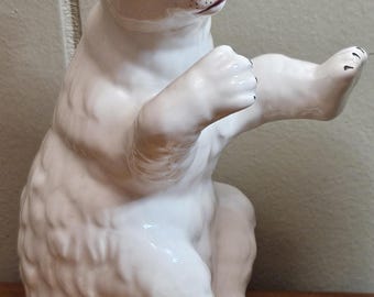 Made in Italy Standing Polar Bear Porcelain Figurine - Etsy Israel