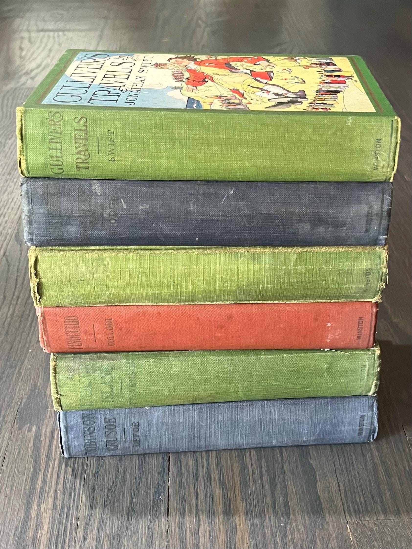 クラシックなハードカバー児童小説 ヴィンテージ6冊セット - 1923-1930