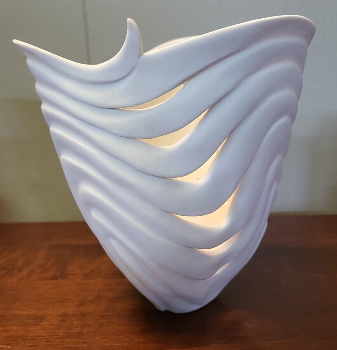 Trish McFerran Encaustic Art Vase