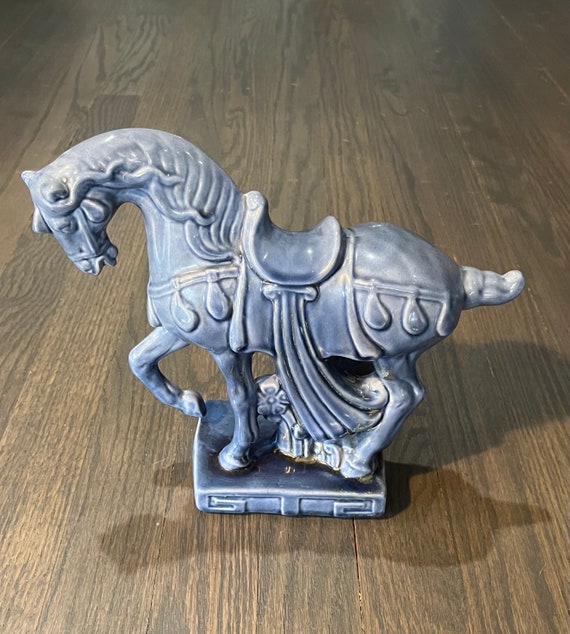 Blue Glazed Tang Horse Statue Blue Glazed Tang Horse Statue