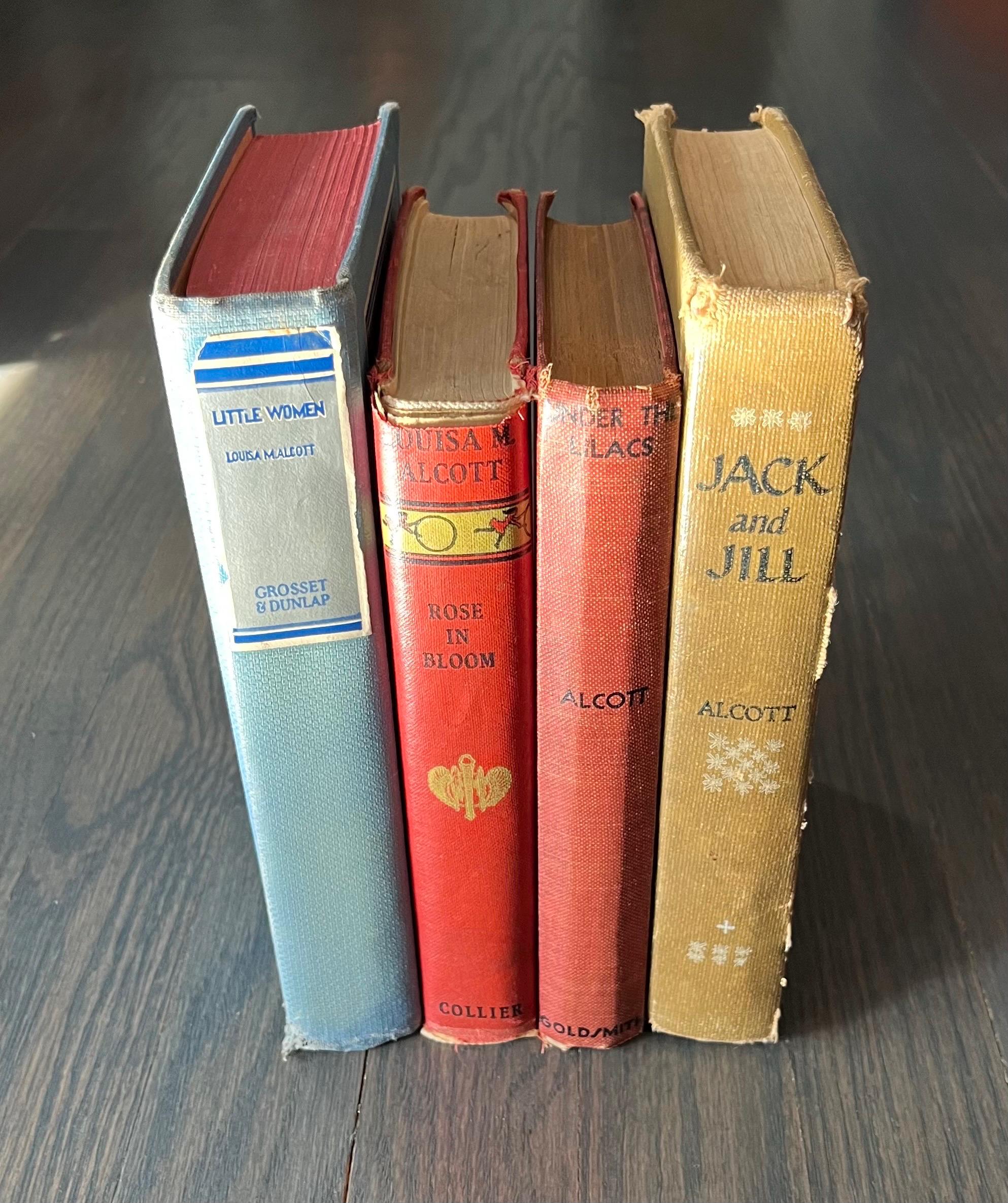 Louisa May Alcott Vintage Bundle di libri con copertina rigida