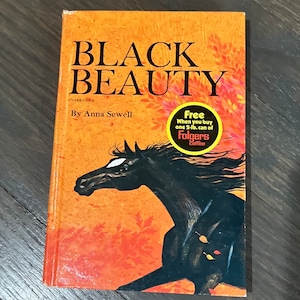 アンナ・シーウェル著『ブラック・ビューティー』 - ハードカバー完全版 1970年