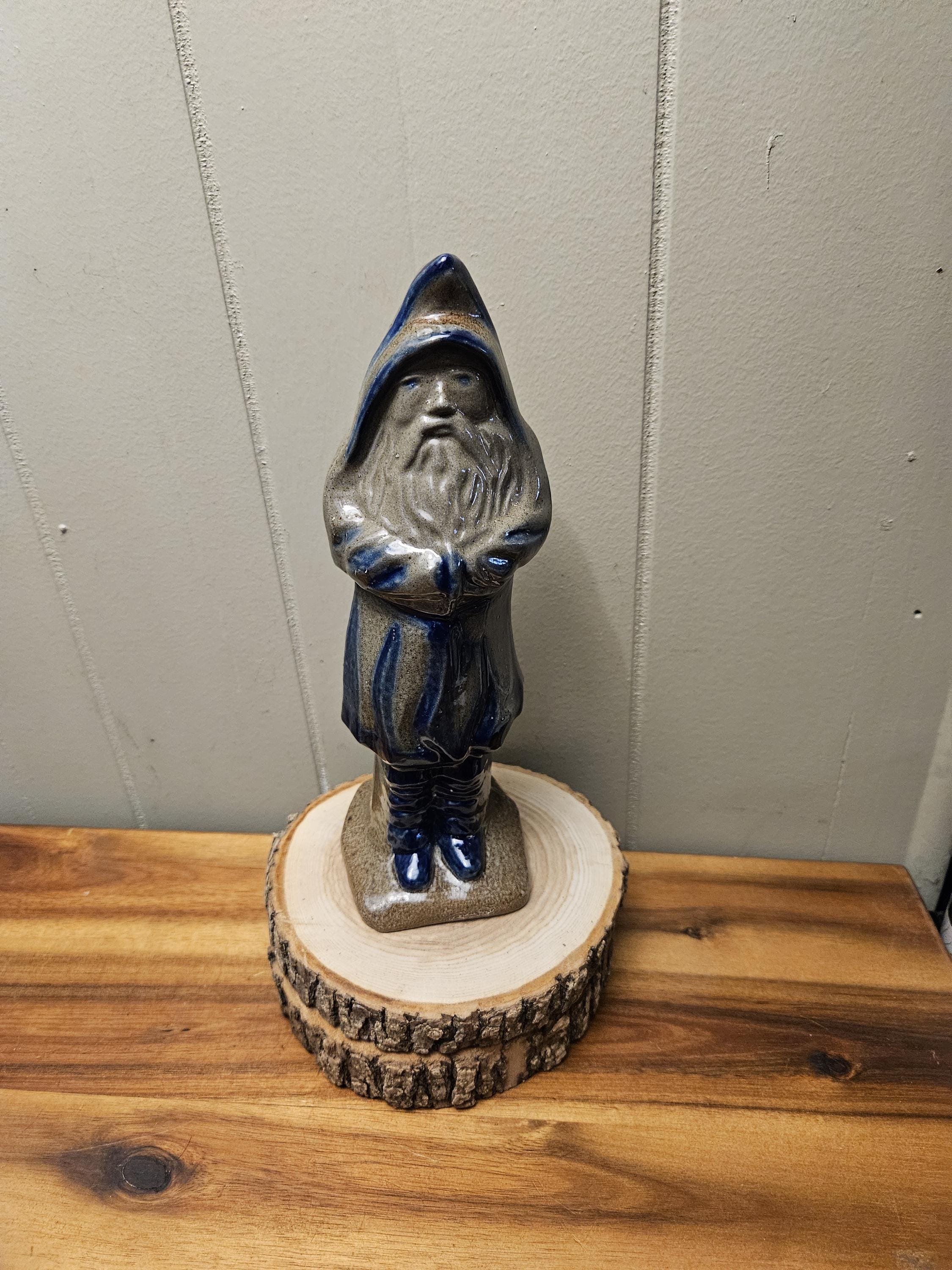 Salt Glaze Blue Santas - Etsy