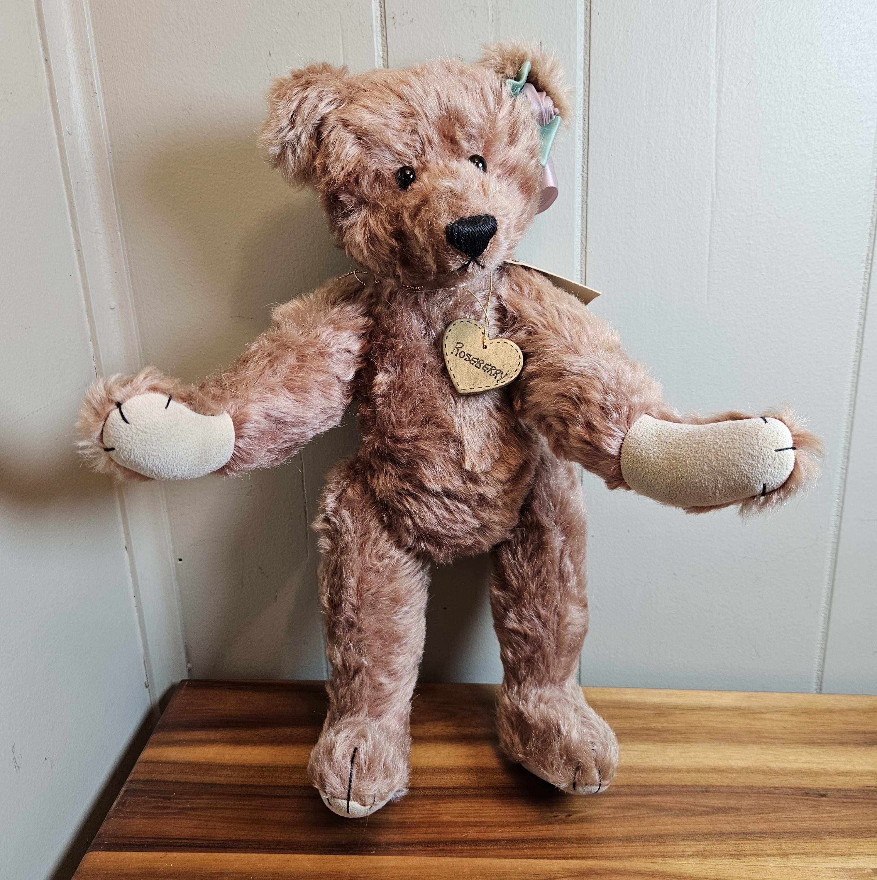 Authentic Vintage Fully Jointed Artist Hand Made /signed Teddy